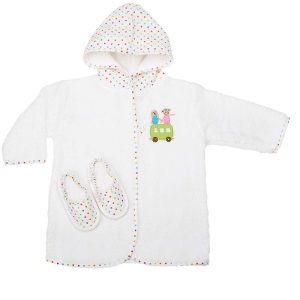 Albornoz con zapatillas Bear Toys
