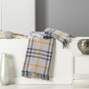 Manta plaid nido de abeja